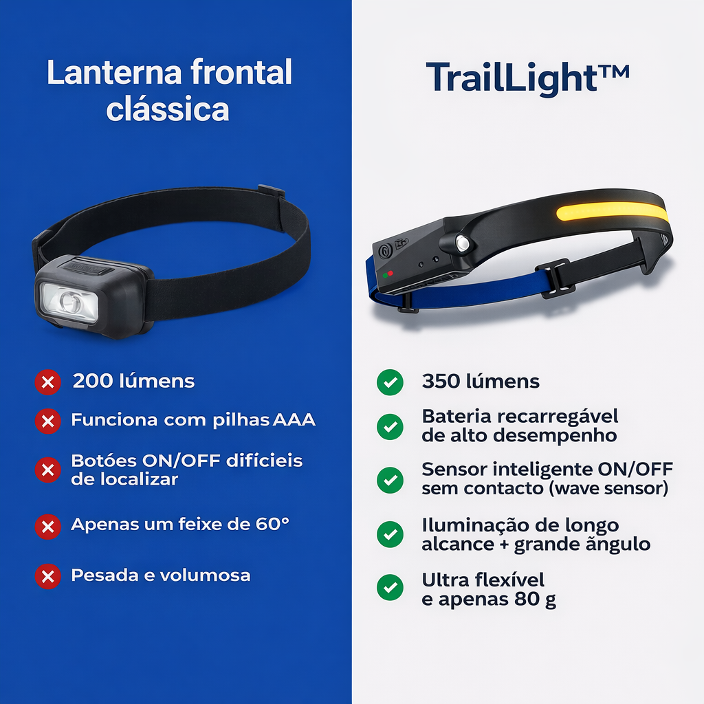 TrailLight - Lampa frontale LED